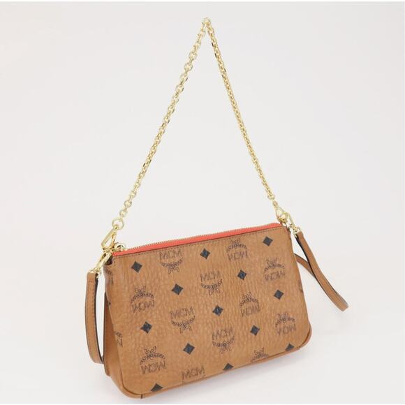 💎✨BEAUTIFUL✨💎Authentic MCM Visetos Leather 2WAY Hand Bag Shoulder Bag - Picture 4 of 14